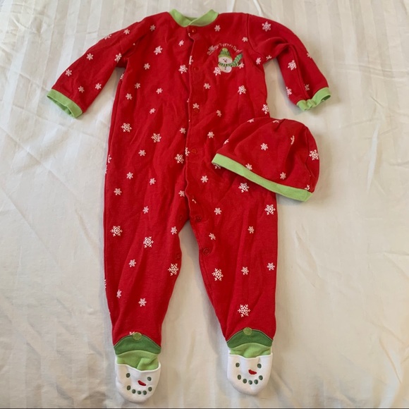 Baby’s 1st Snow Onesie/Footies - Picture 1 of 4